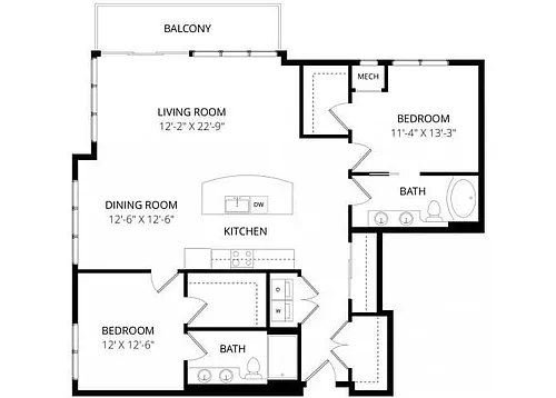 Floor plan Saffron C13