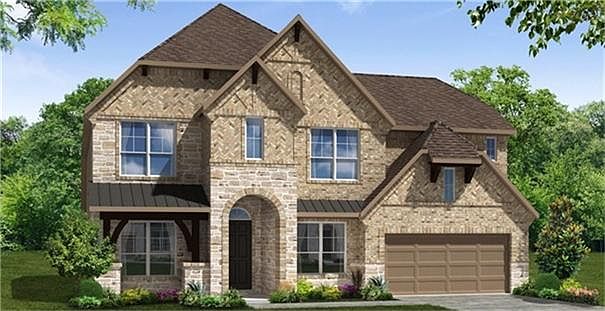 Artist rendering of the same model and floor plan