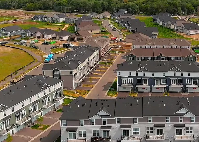 Townhomes - Aerial View