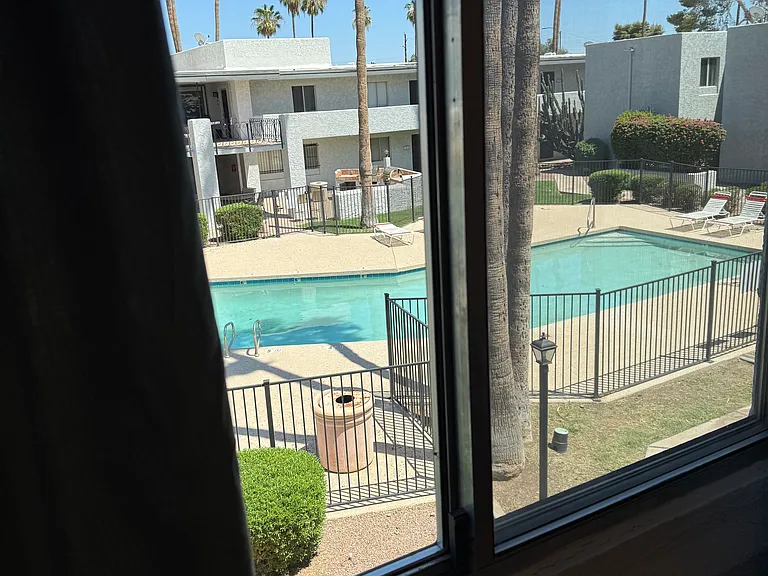 From your bedroom window!