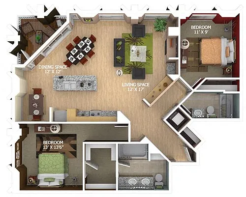 Floor plan E5 Sky Suite