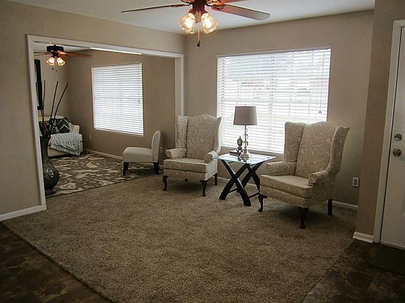 Den right off the entrance