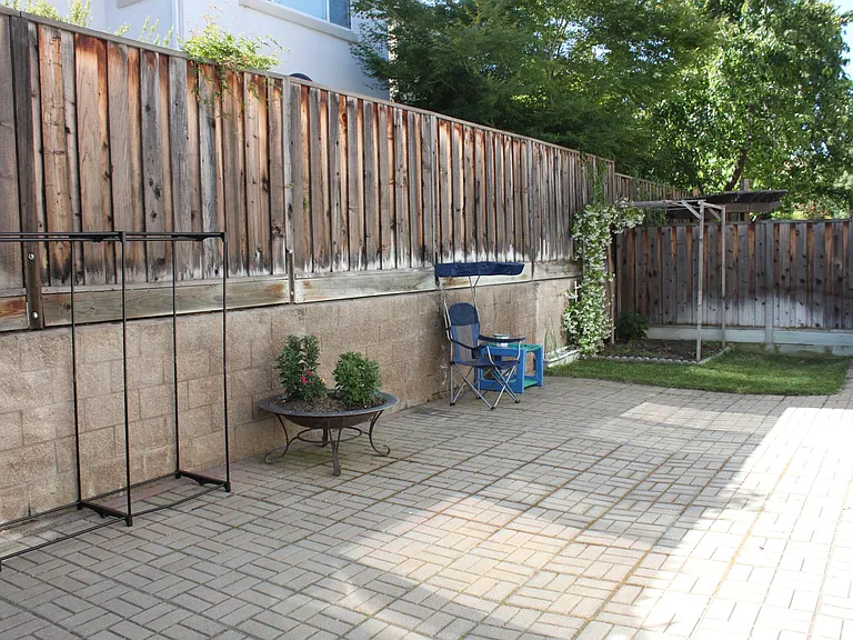 private backyard