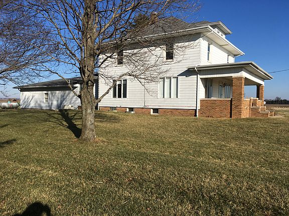 West view of the house.