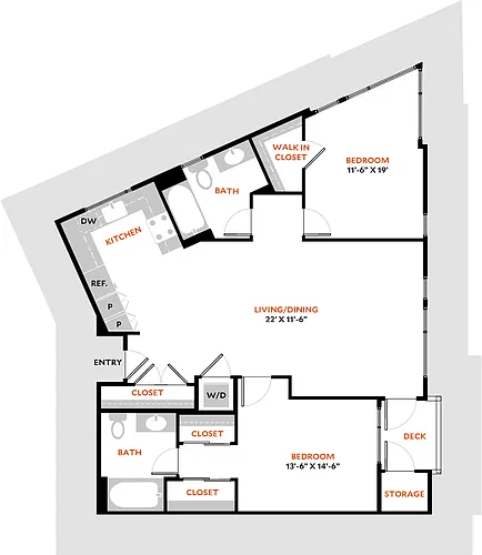 Floor plan Plan 2H
