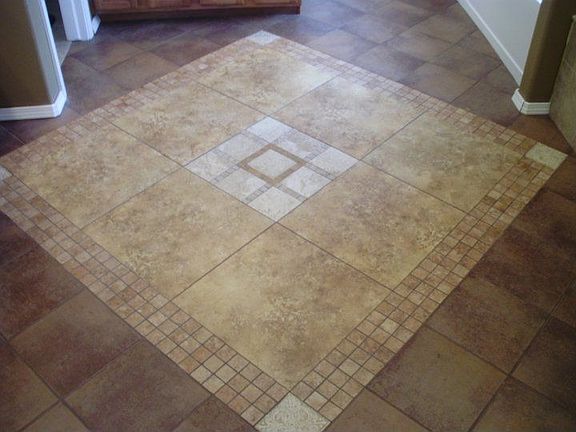 custom tile in master bath