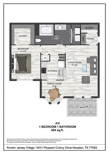 Floor plan A1I