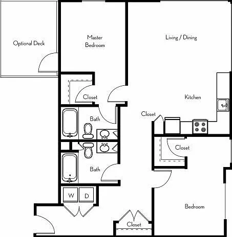 B6 floor plan 121 Tasman