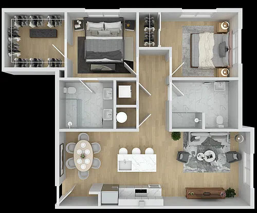 Floor plan 1E