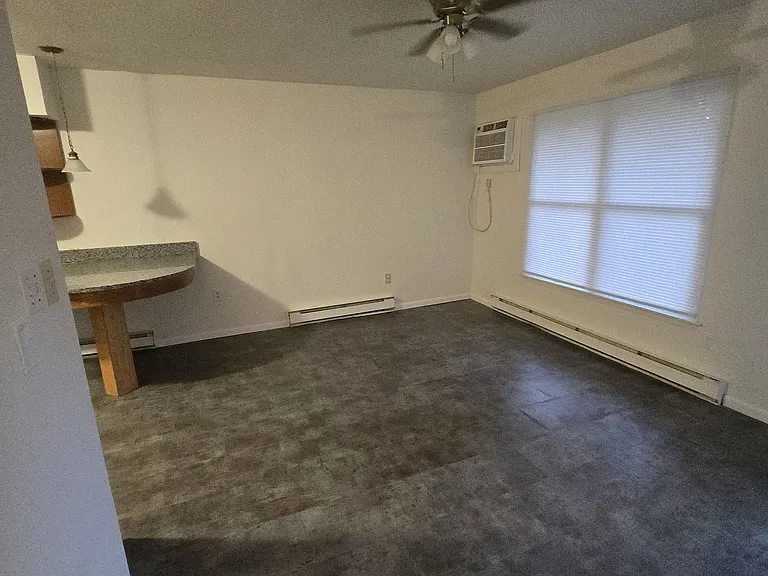 Living room with ceiling fan