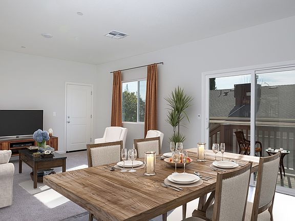 Dining area next to great room