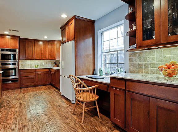 Computer Station in Kitchen