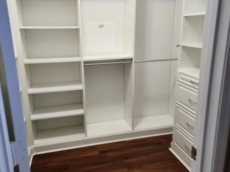 Master closet (custom-finished)