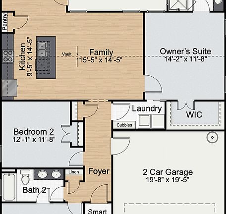 The Hanover - Floor plan