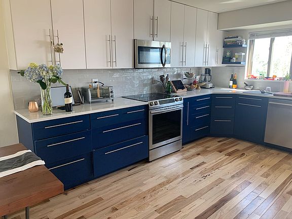 New fully remodeled kitchen with new hardwood floors. All new appliances