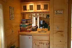 wet bar with board games