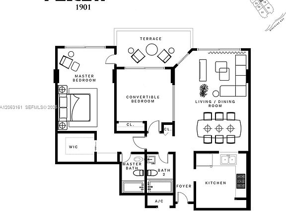 3rd image of 1901 Brickell Ave APT B512