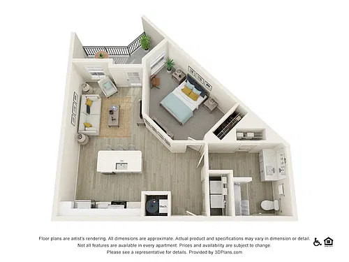 Floor plan A2M - ADA