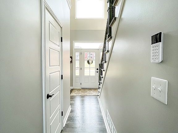 Front entry from family room