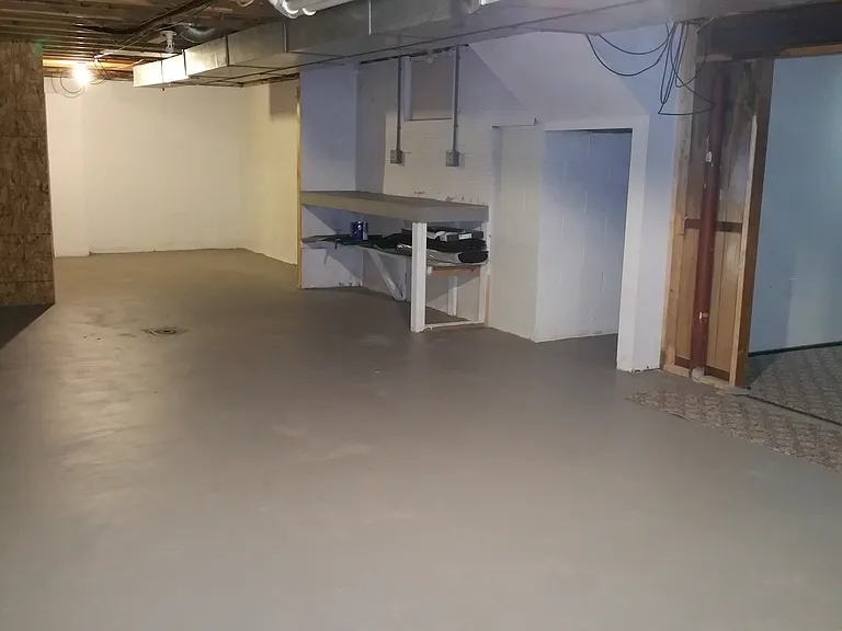 Basement storage room and an additional area for clothes W&D
