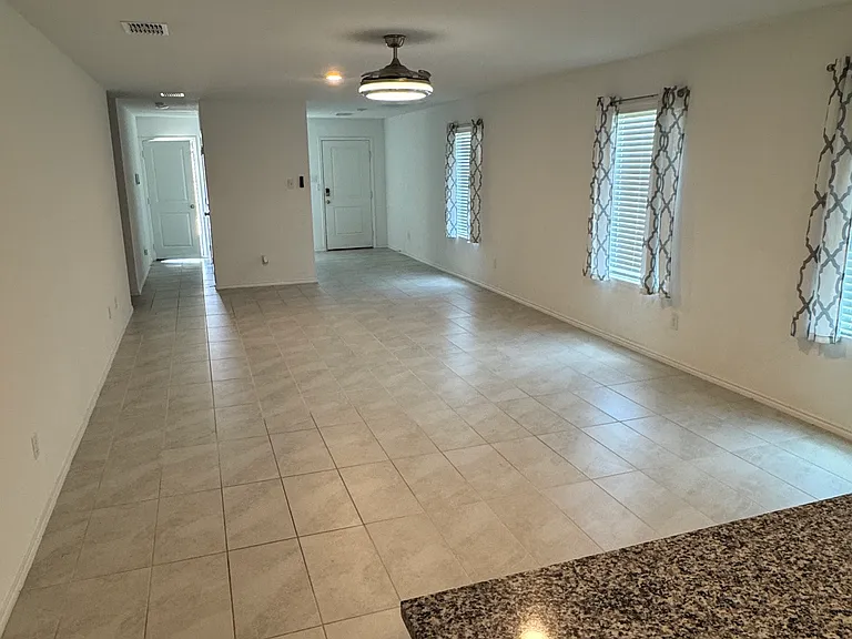 Large Open Living Area off Kitchen
