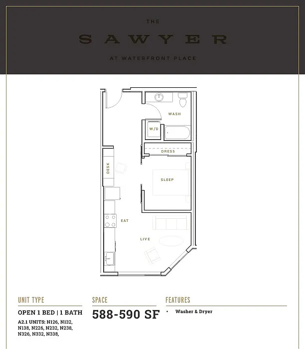 Floor plan A21