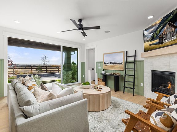 Plan V433 living room representative photo