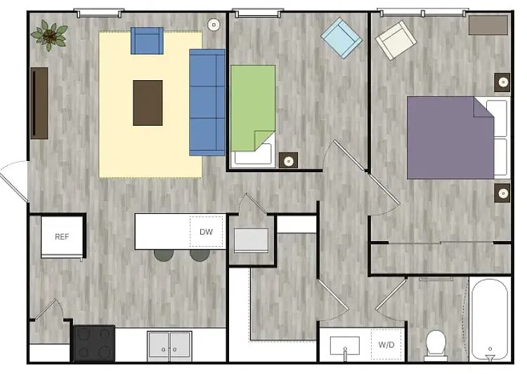 Floor plan 2 Bedroom