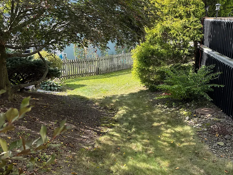 Private rear yard