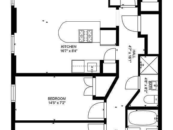 2nd image of 301 W 17th St APT 5W