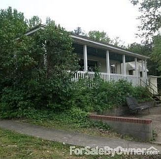View of the guest house overlooking the lake.