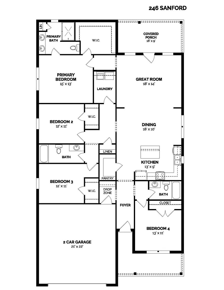 Floor plan Sanford