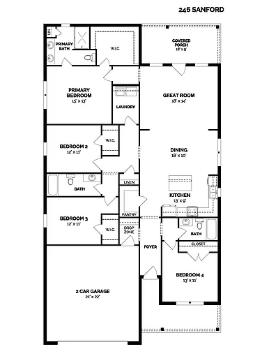 Floor plan Sanford