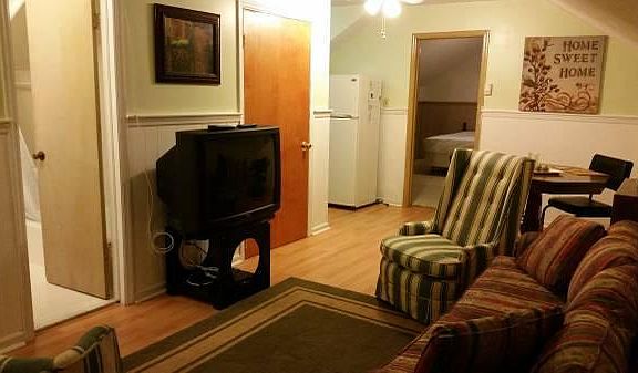 Living and dining area, you can see from left to right - the