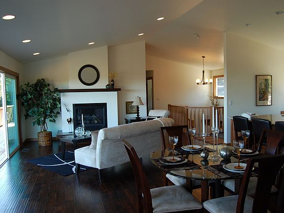 great room and deck