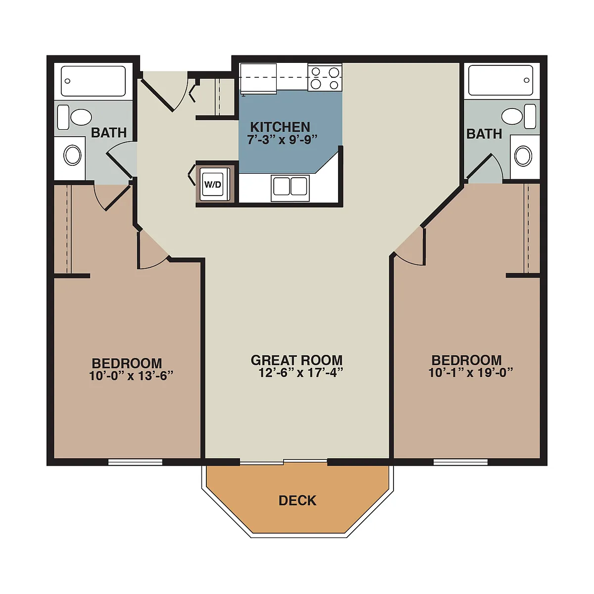 Floor plan 2C