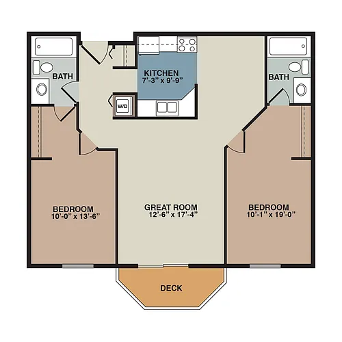 Floor plan 2C