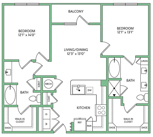 Floor plan B1