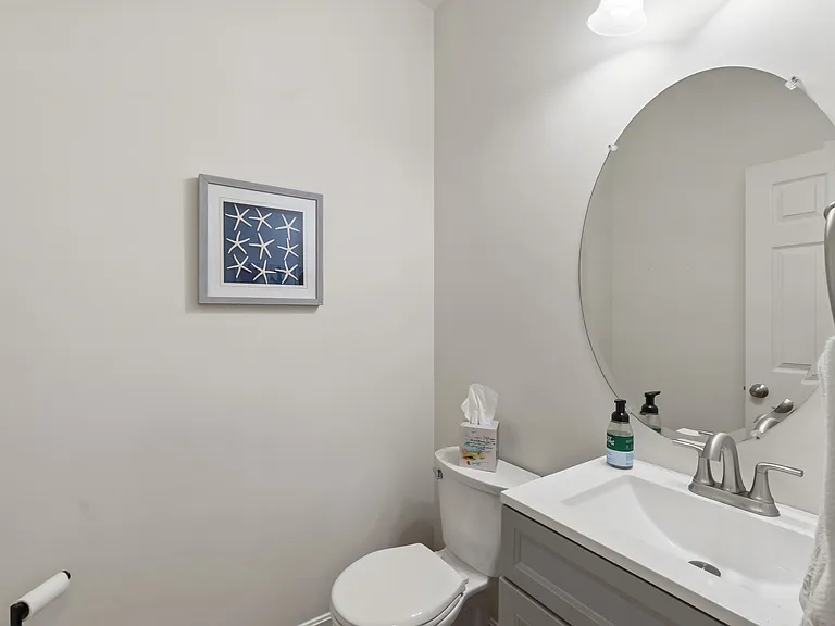 Downstairs half bath