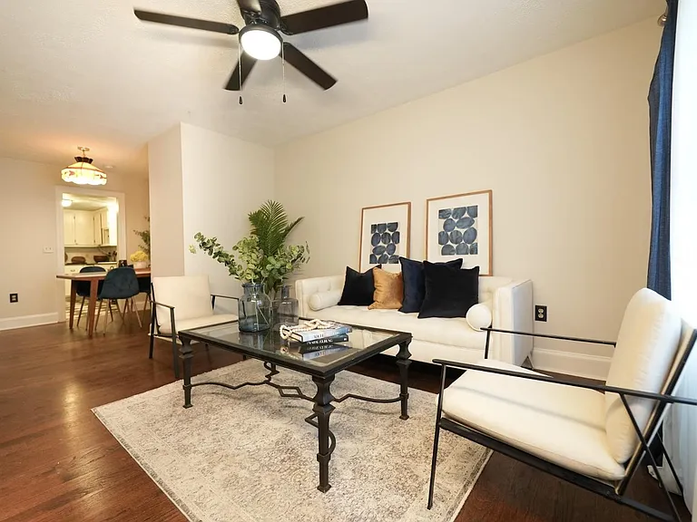 Living room when you first walk in the front door