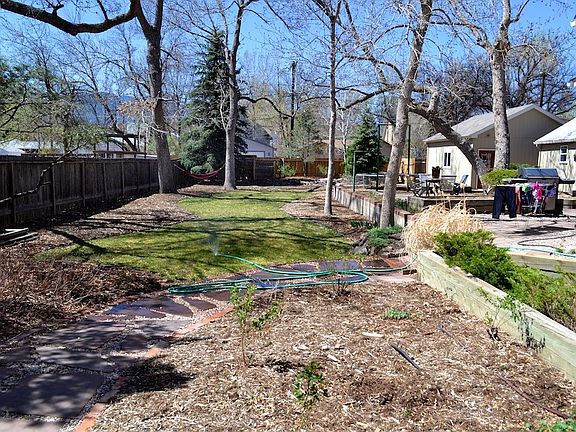 Imagine parties in this big back yard.