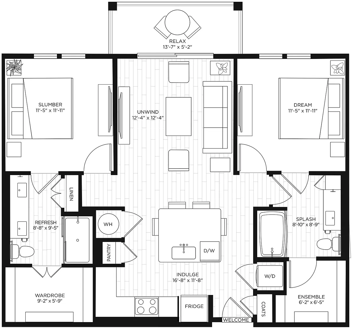 Floor plan B1