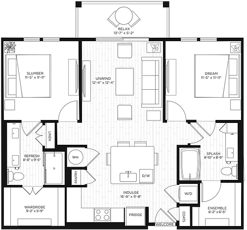 Floor plan B1