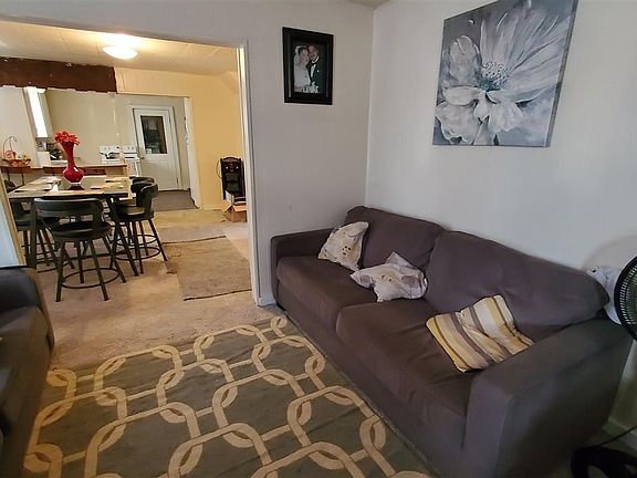 View of dining room from living room
