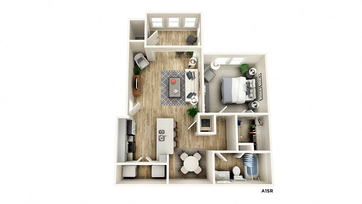 Floor plan A1SR-Carerra