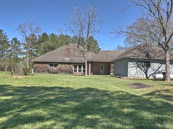 Garage has a rear door for easy access from the back yard.