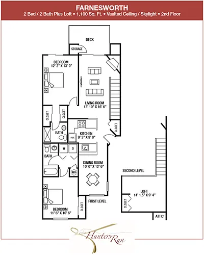 Floor plan Farnesworth