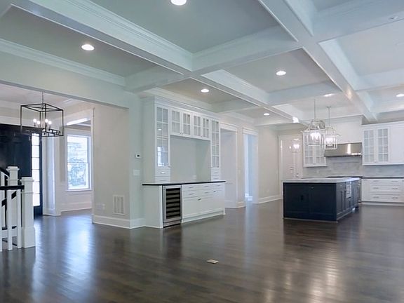 Island anchors the open plan end to end