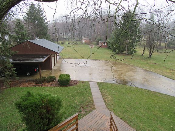 back yard view from up deck