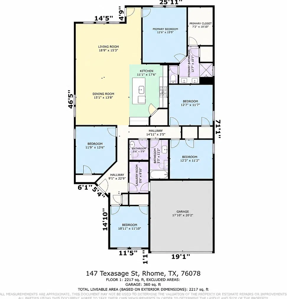 5 bed, 2.5 bath, 2141 sqft, $2,195 — Photo 3